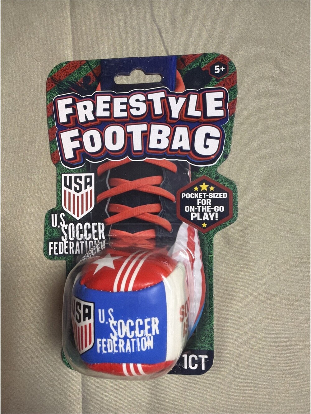 Hacky Sack - Freestyle Footbag In Red White Blue Viral TikTok US Soccer